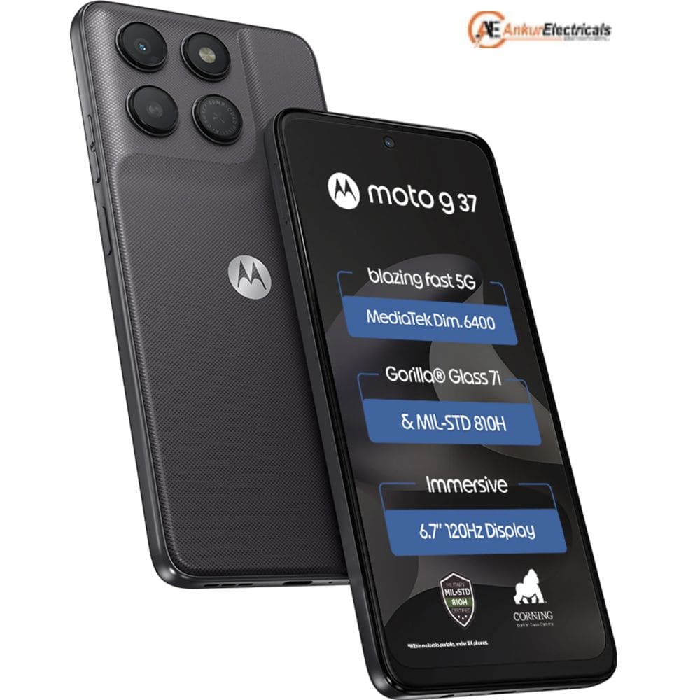 Motorola G37 4GB/64GB Storage, 5G with Camera Control Android Phone (Available in Multi Colour)