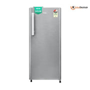 Haier 190 Ltrs, 2 Star Direct Cool Single Door Refrigerator (HRD 2113BBSA N, Brushline Silver)