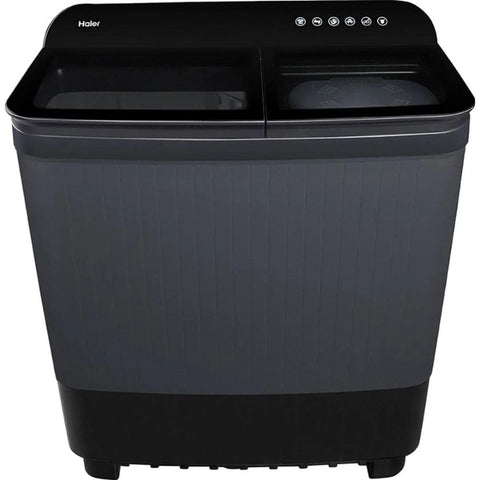 Haier 8.5 Kg 5 Star Semi-Automatic Top Load Washing machine (HTW85-186BBK,Black)
