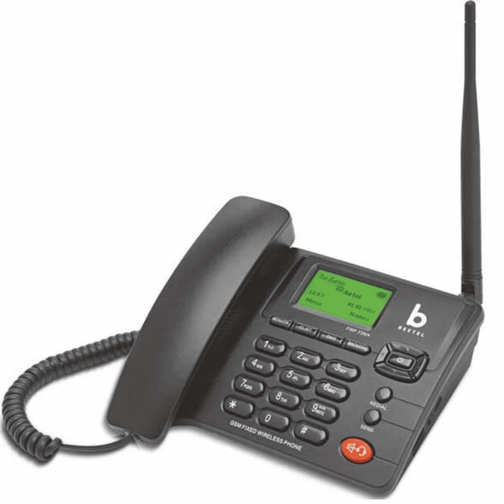 Beetel F2N+ GSM Fixed Wireless landline Phone with LCD Display, Voice Recording, Black