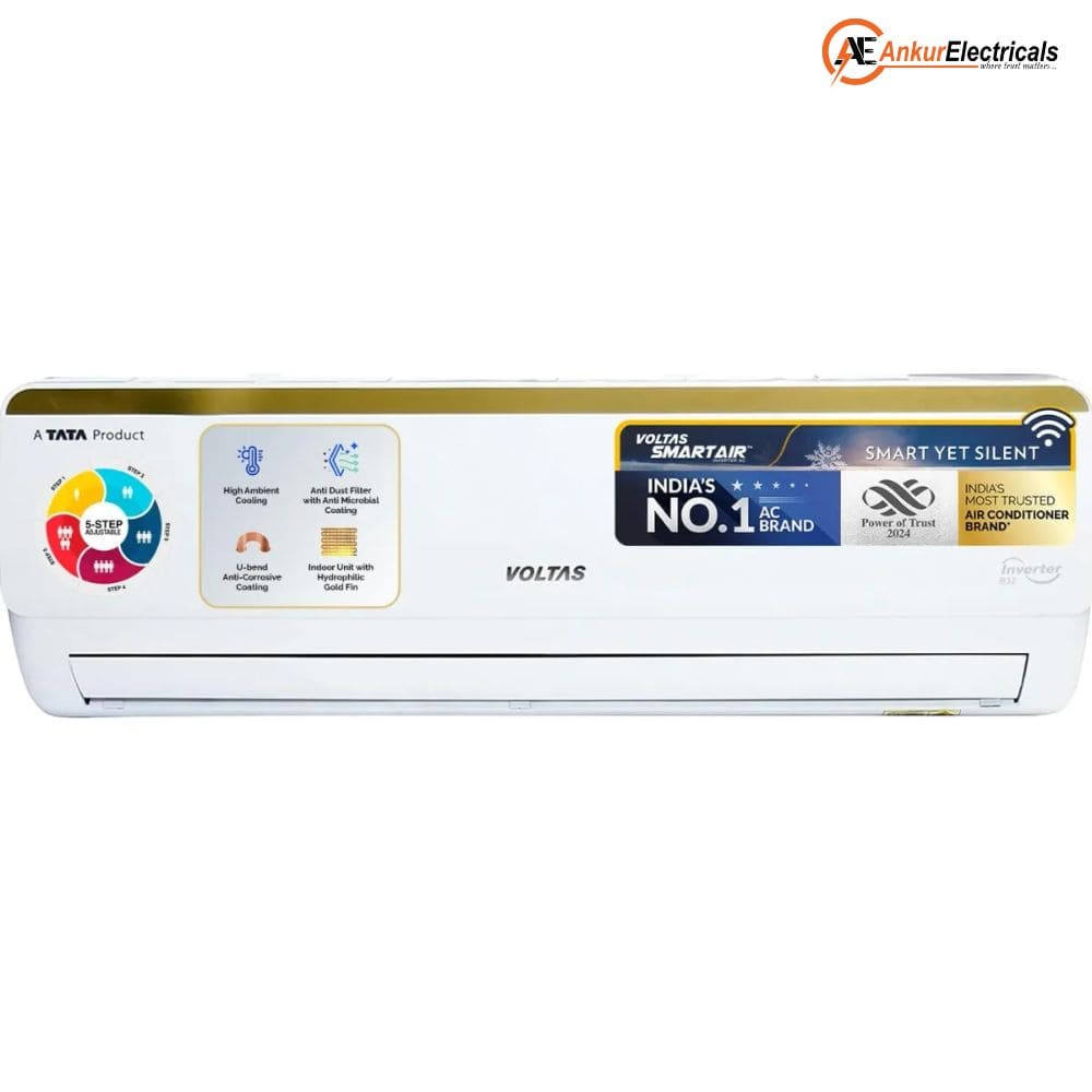 Voltas 1.5 Ton 5 star Inverter Split  Air Conditioner (185INV Vertis Elite Gold)
