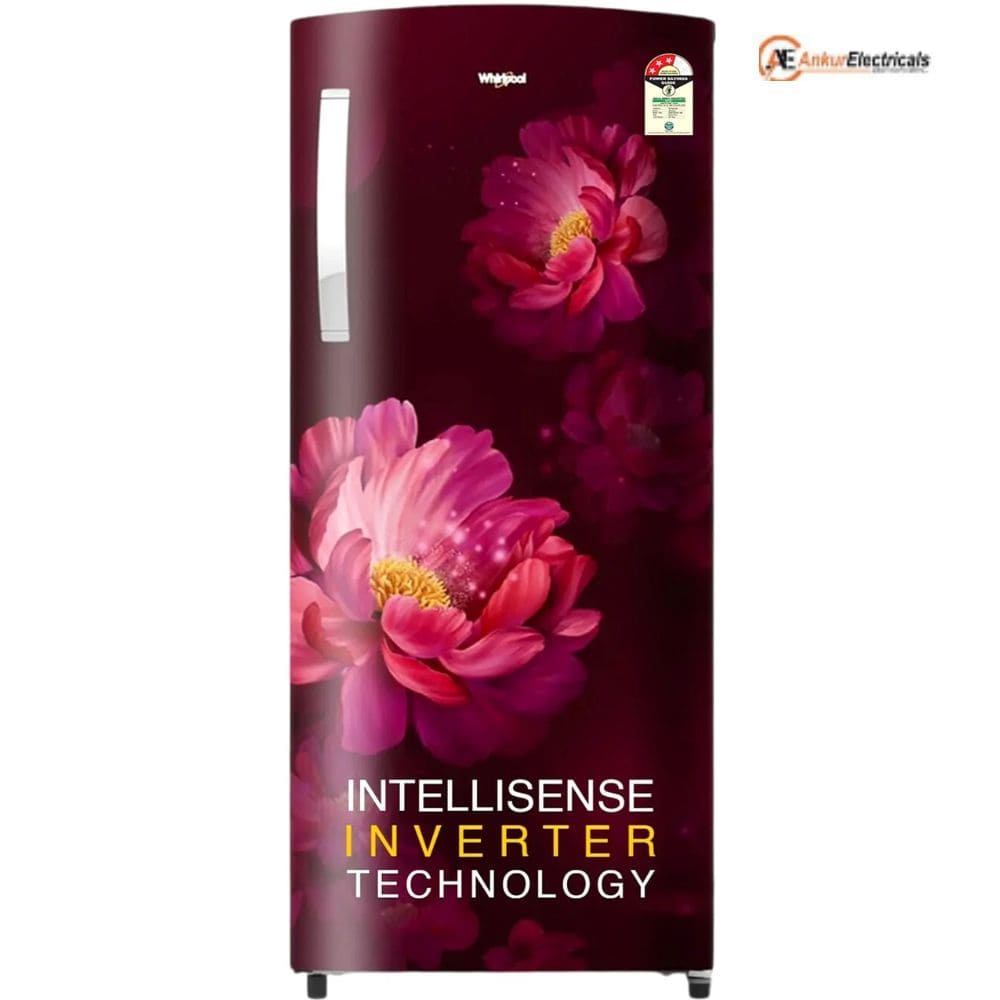 Whirlpool 207 Ltrs, 3 Star Icemagic Pro Inverter Direct Cool Single Door Refrigerator (230 IMPRO PRM 3S WINE PEONY Z)