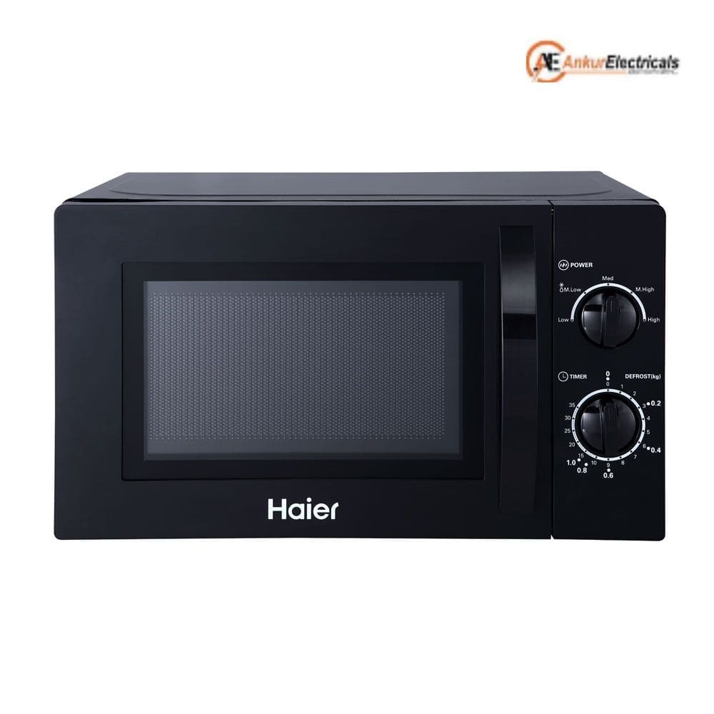 Haier 35 Ltrs Digital Display Solo Microwave Oven (HIL2001MWPH,Black)