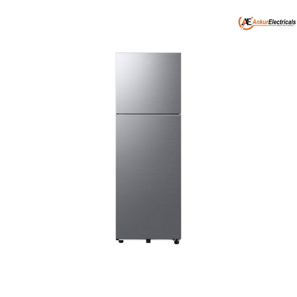 Samsung 256 Ltrs, 3 Star Digital Inverter Frost Free Double Door Refrigerator (RT40H30U3PHL, Silver)