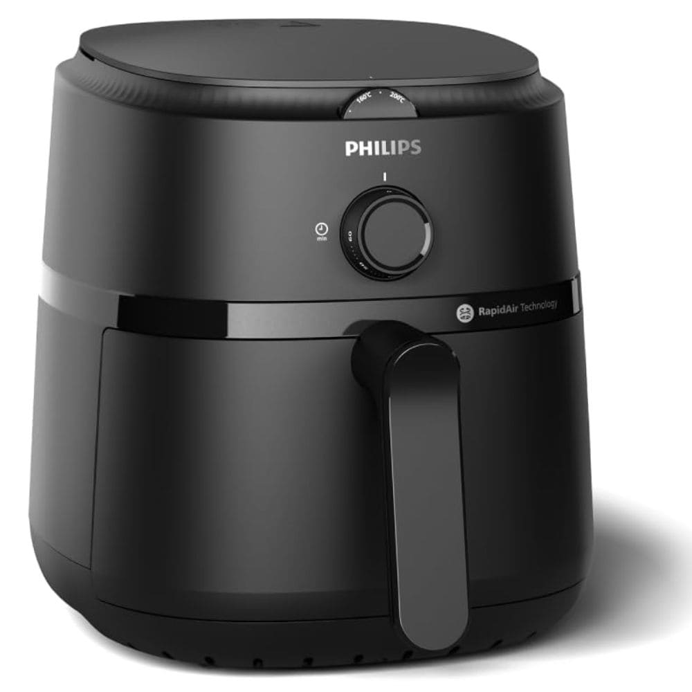 Philips 4.2 Litres Electric Air Fryer, Preset Temperature Ccontrol (NA120/00)