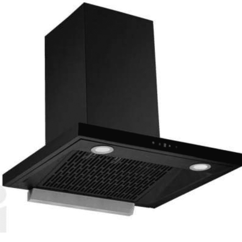 Hindware VENICE 60 cm 1200 A/CL, 60 cm 1200 m3/hr Auto Clean Wall Mounted Chimney, Aiflow Filterless Technology & Metallic Oil Collector (Black)