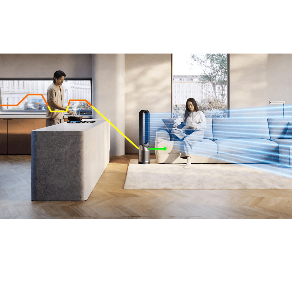 Dyson TP11, Pure Cool 1 Air Purifier with HEPA 2-in-1 filter (Black)