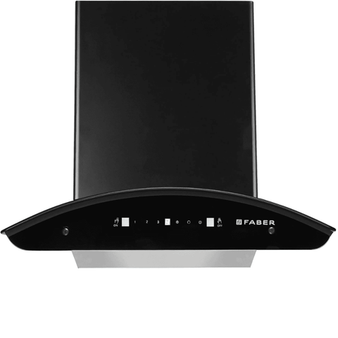 Faber MAGNUS 60 IN 3D HC SC FL BK, 60 cm 1500 m3/hr Heat Auto-Clean Wall Mounted Kitchen Chimney, Touch & Gesture with Filterless technology Black)