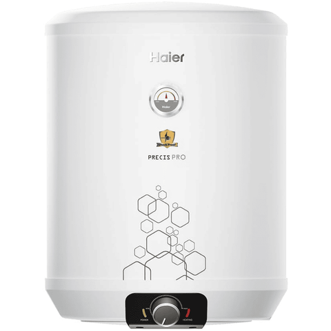 Haier PRECIS PRO 15 L, 15 Ltrs Storage 5 Star, Wall Mounting Water Heater Geyser with Superior Glassline Coating, 8 Bar pressure (White)