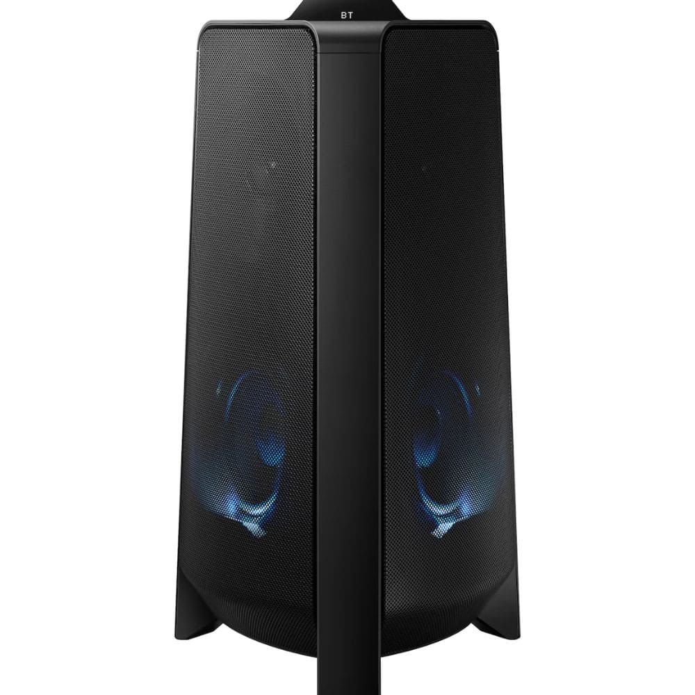 Samsung 500 Watts Bass Booster and LED Disco Lights Tower Soundbar (MX-T50, Black)