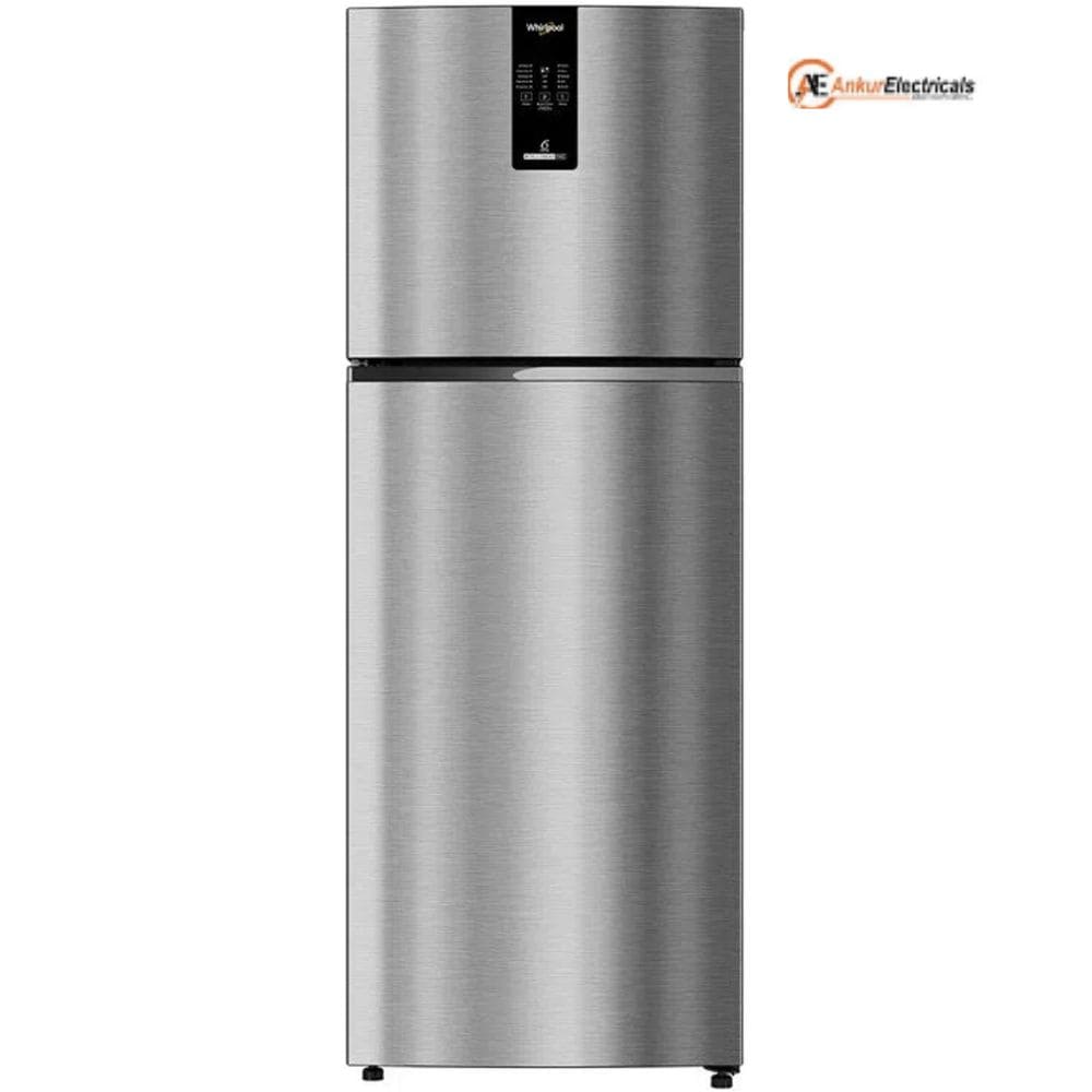 Whirlpool 308 Ltrs, 2 Star Double Door Refrigerator (IFPRO INV CNV 355GD Crystal Black Y)