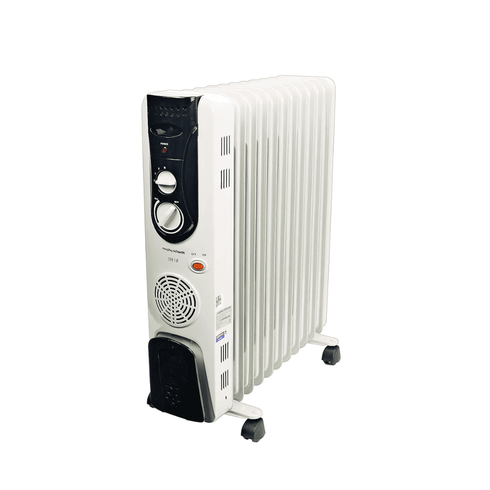 Morphy Richards 11 Straight Fins, 2900 Watts Oil Filled Radiator Room Heater (OFR 11 F, White)