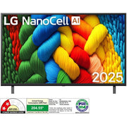 LG 55NANO83A6A, 55 Inches, 4K Ultra HD Smart NanoCell TV, Black