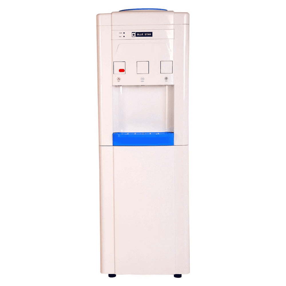 Blue Star BWD3FMCGA, 14 Ltrs Hot & Cold Normal Floor Standing Cabinet Water Dispenser, White
