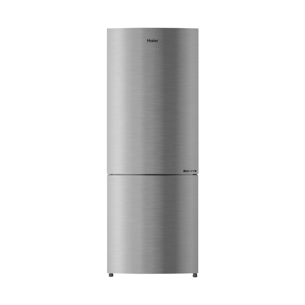 HAIER 265 ltr 2 Star Double Door Refrigerator (HRB-3152BIS-P, Silver Grey)