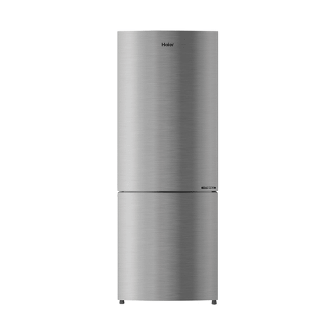 HAIER HRB-3152BIS-P, 265 ltr 2 Star Double Door Refrigerator, Silver Grey