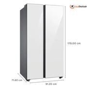 Samsung 653 Ltrs, 3 Star Convertible 5 in 1 with Wifi Refrigerator (RS76CB81A312)