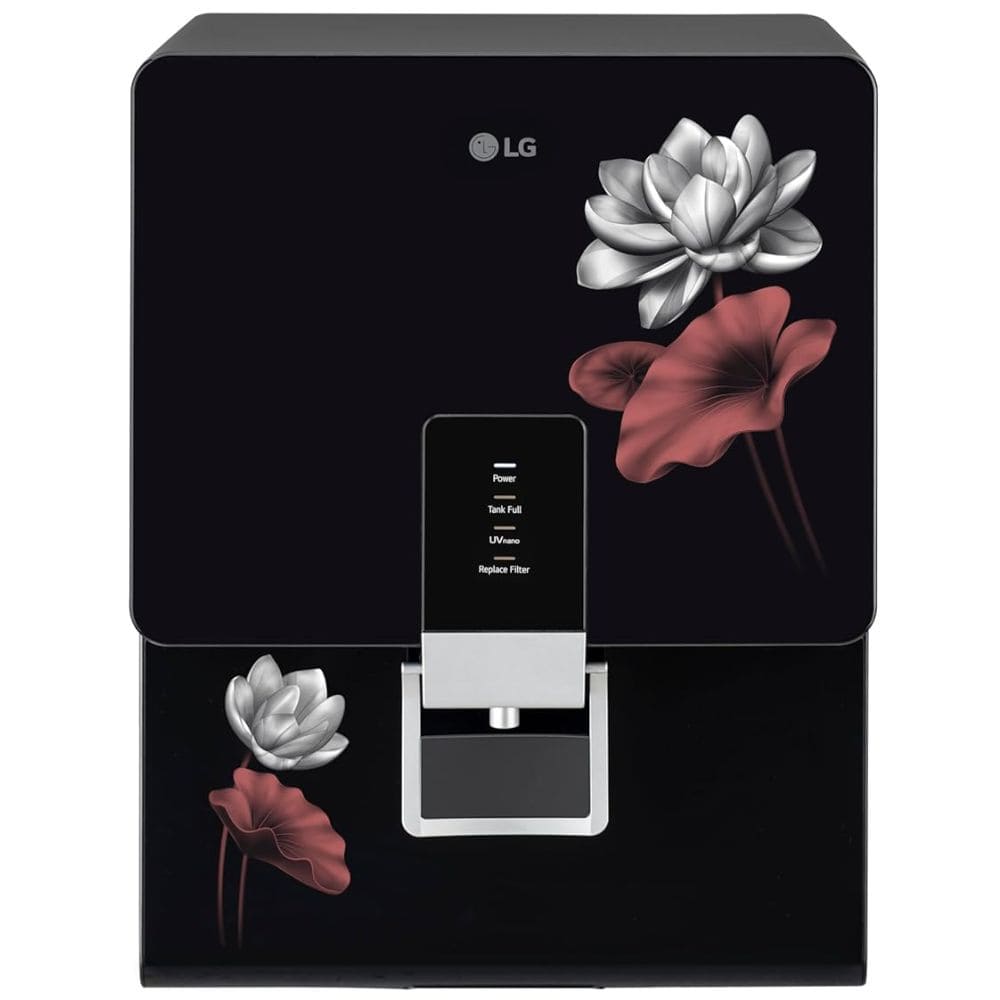 LG 8 Ltrs Storage, RO+UV+Mineral Booster Water Purifier (WW156RTTC,Black)