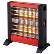 Warmex 1000 Watts Quartz Room Heater (ZEST1000, Red & Black)