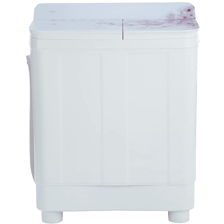 Haier 8.5 Kg 5 Star Semi-Automatic Top Load Washing Machine ( HTW85-178, Roses White)
