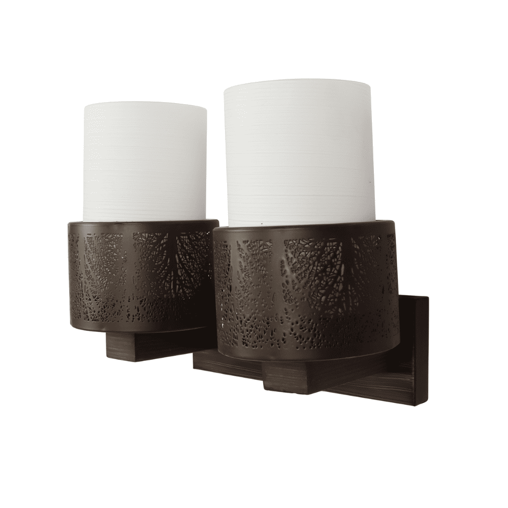 Wall LeArc Designer Lighting Contemporary Metal Wood Wall Light (WL2610-1, White)