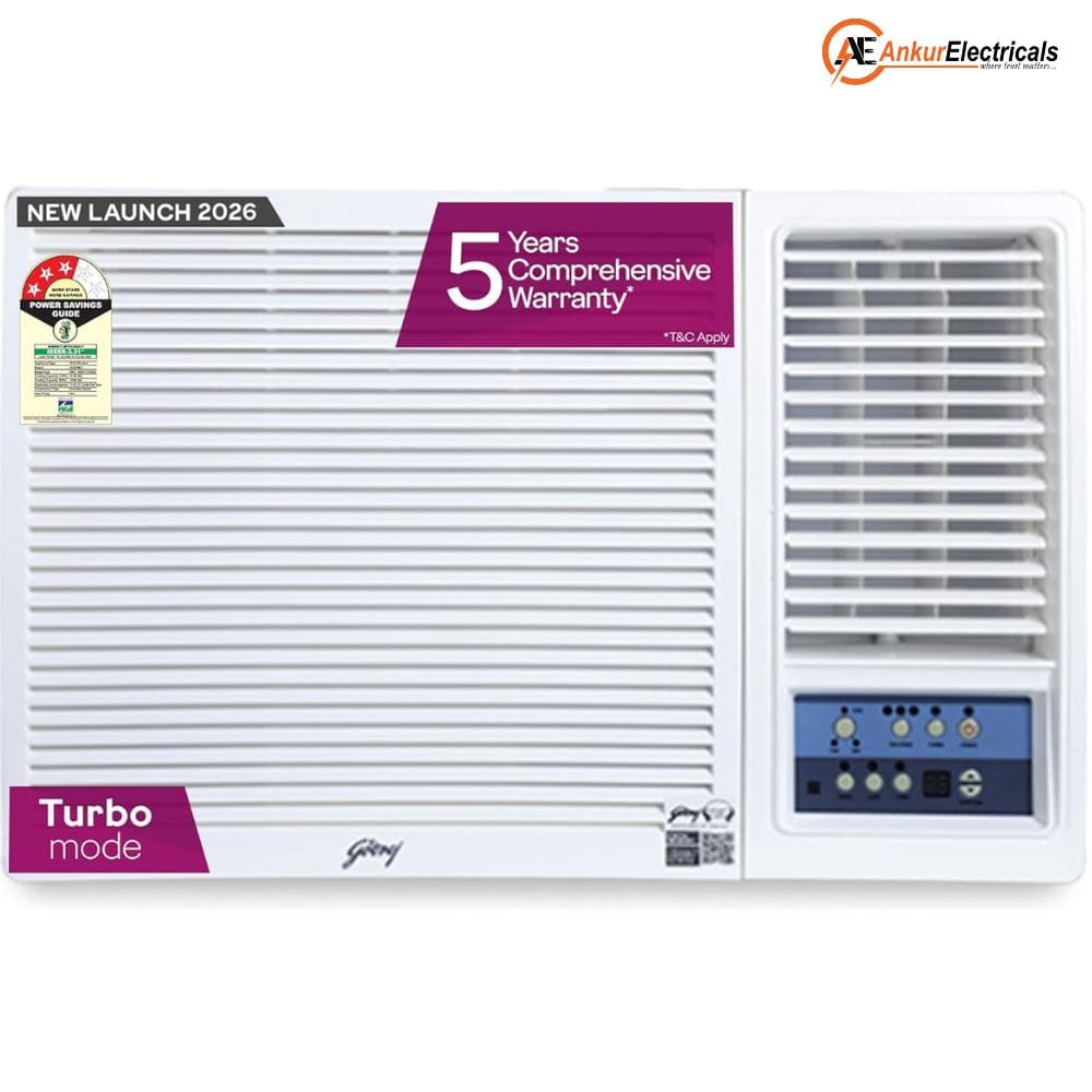 Godrej 1.5 ton 3 Star inverter Window Air Conditioner (WIC 18W3TG)