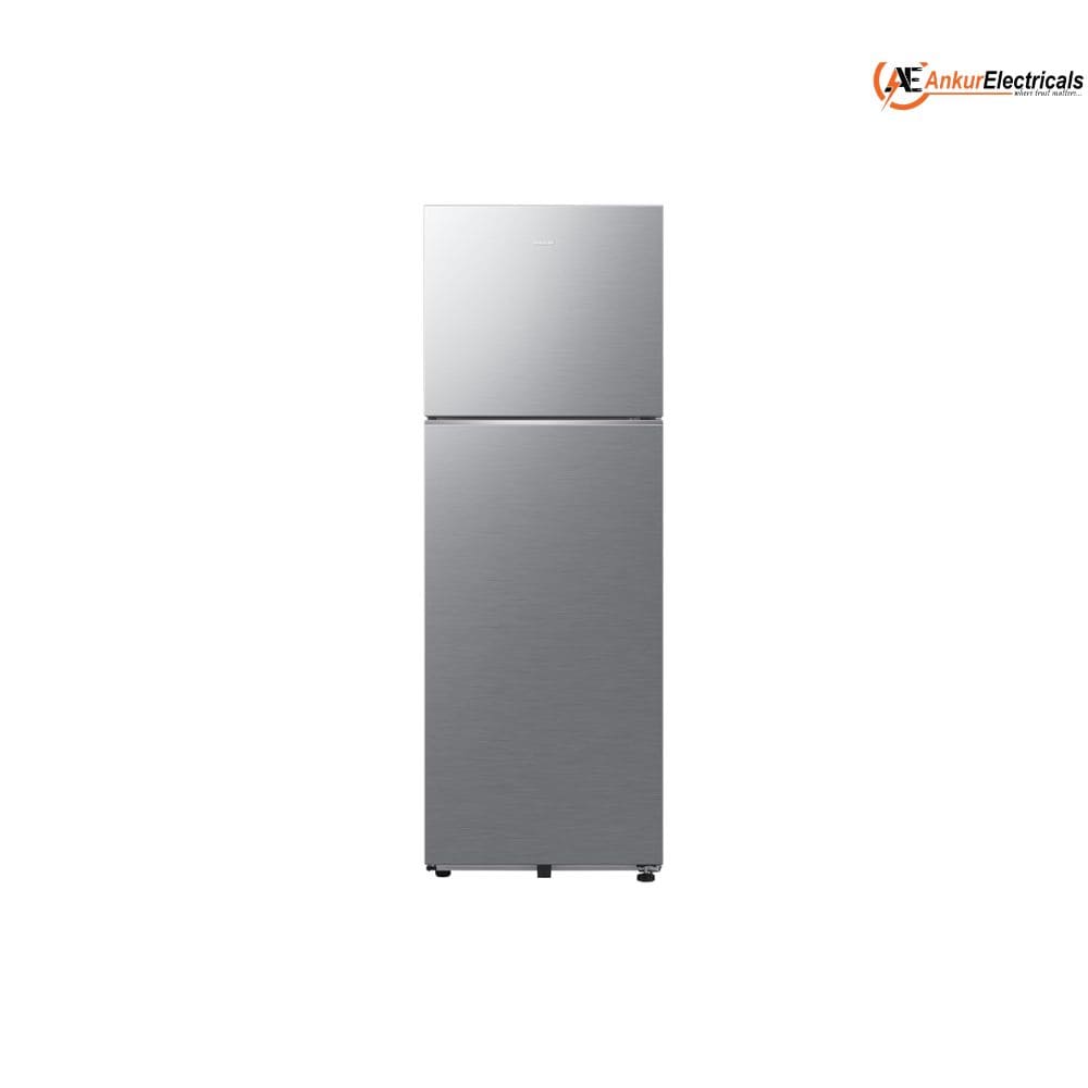 Samsung 350 Ltrs, 2 Star Convertible 5 in 1 Digital Inverter Frost Free Double Door WiFi Bespoke AI Refrigerator (RT38HG5A42S8HL, Silver)