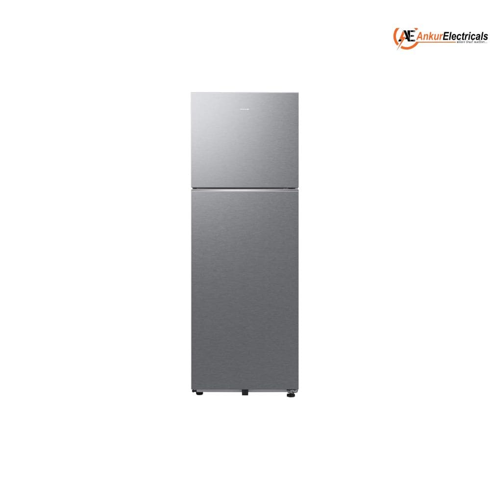 Samsung 350 Ltrs, 3 Star Convertible 5 in 1 Digital Inverter Frost Free Double Door WiFi Bespoke AI Refrigerator (RT38HG5A43B1HL, Black Caviar Matt)