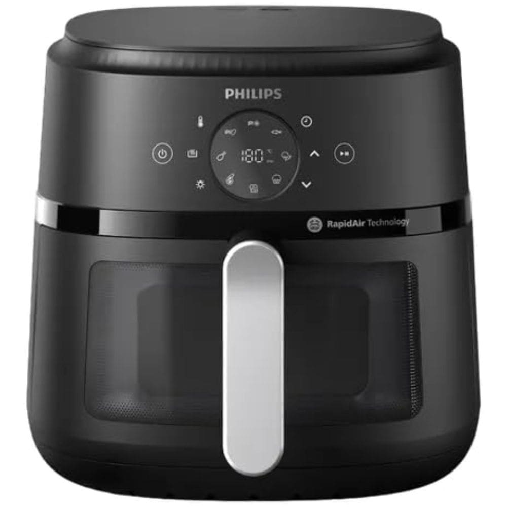 Philips 4.2 Litres 1500 Watt Digital Air Fryer with Rapid Air Technology (NA221/00, Black)