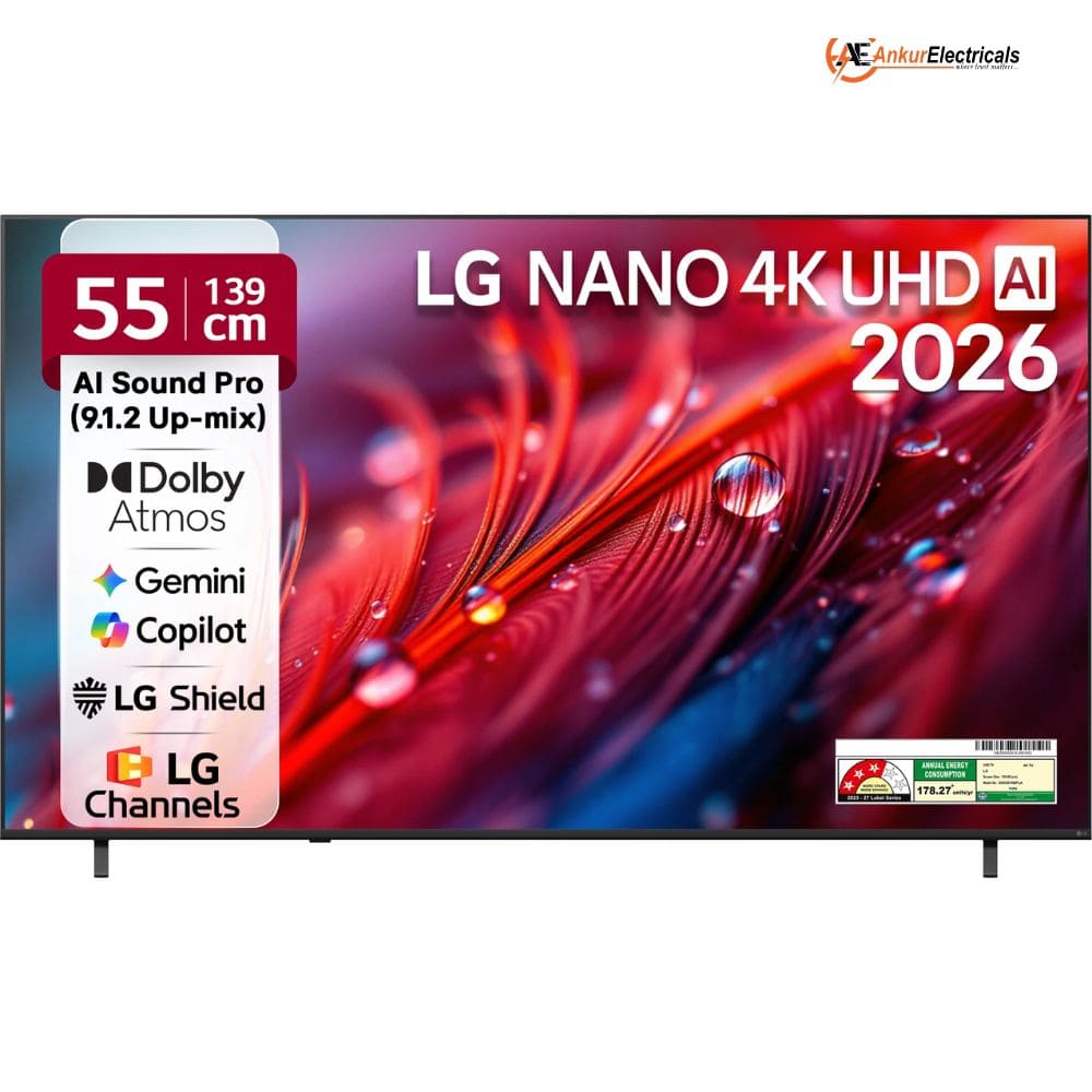 LG 65NU880BPLA, 55 Inches 4K Ultra HD Nano Smart LED TV, Black