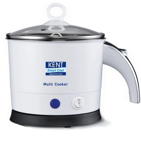 Kent 16114, 800 Watts 1.2 Litres Stainless Steel Kettle Multicooker