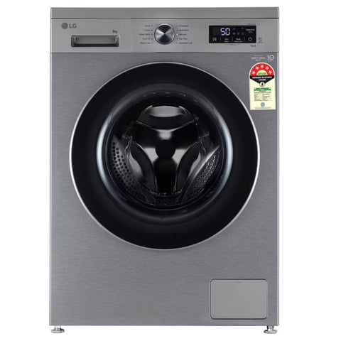 LG 8 Kg 5 Star Fully-Automatic Front Load Washing machine (FHB1208Z4P,Black)