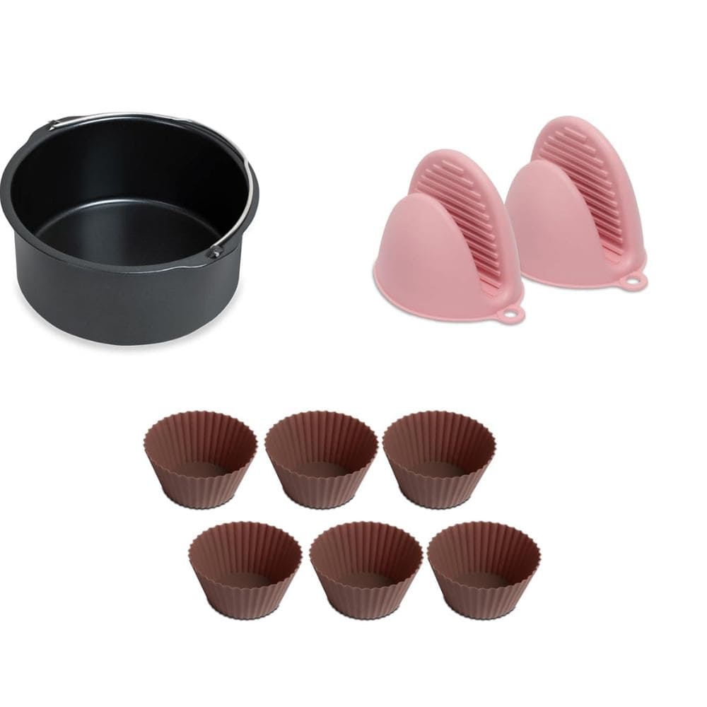 Philips Combo Accessory Kit Compatible with Extra Large Airfryer (HD9850/01, Black)