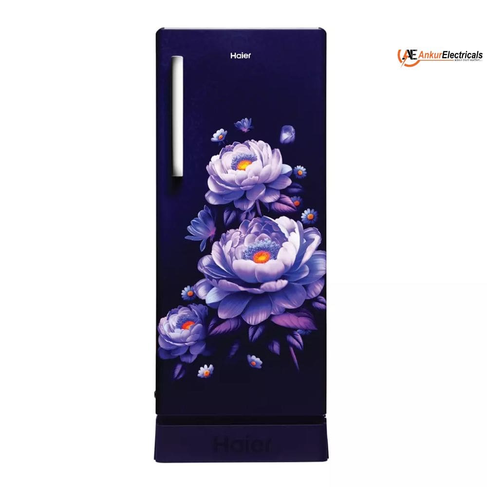 Haier 190 Ltrs, 2 Star Direct Cool Single Door Refrigerator (HRD 2113PMBA N, Marine Blossom)