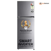 LG 251 Ltrs, 1 Star Frost Free Double Door Refrigerator (GLT2516WXDS, Dazzle Steel)
