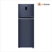 Haier 328 Ltrs, 2 Star Frost Free Double Door Top Mount Refrigerator (HRF 4082BLGKA P, Graphite Black)