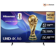 Hisense 43A6S, 43 Inches 4K Ultra HD Smart TV, Black