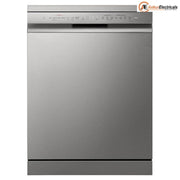 LG 15 place settings Free Standing Dishwasher with True Steam Quad Wash & Inverter Direct Drive (DFB435FV, Prime Silver)