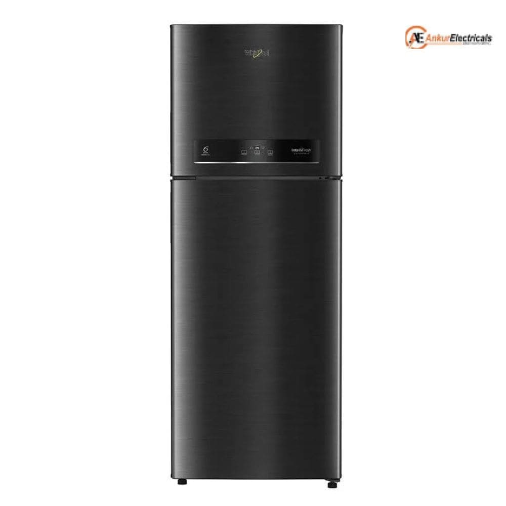Whirlpool 411 Ltrs, 1 Star IntelliFresh Convertible Inverter Frost Free Double Door Refrigerator (IF INV CNV 455 STEEL ONYX(1S) Y)
