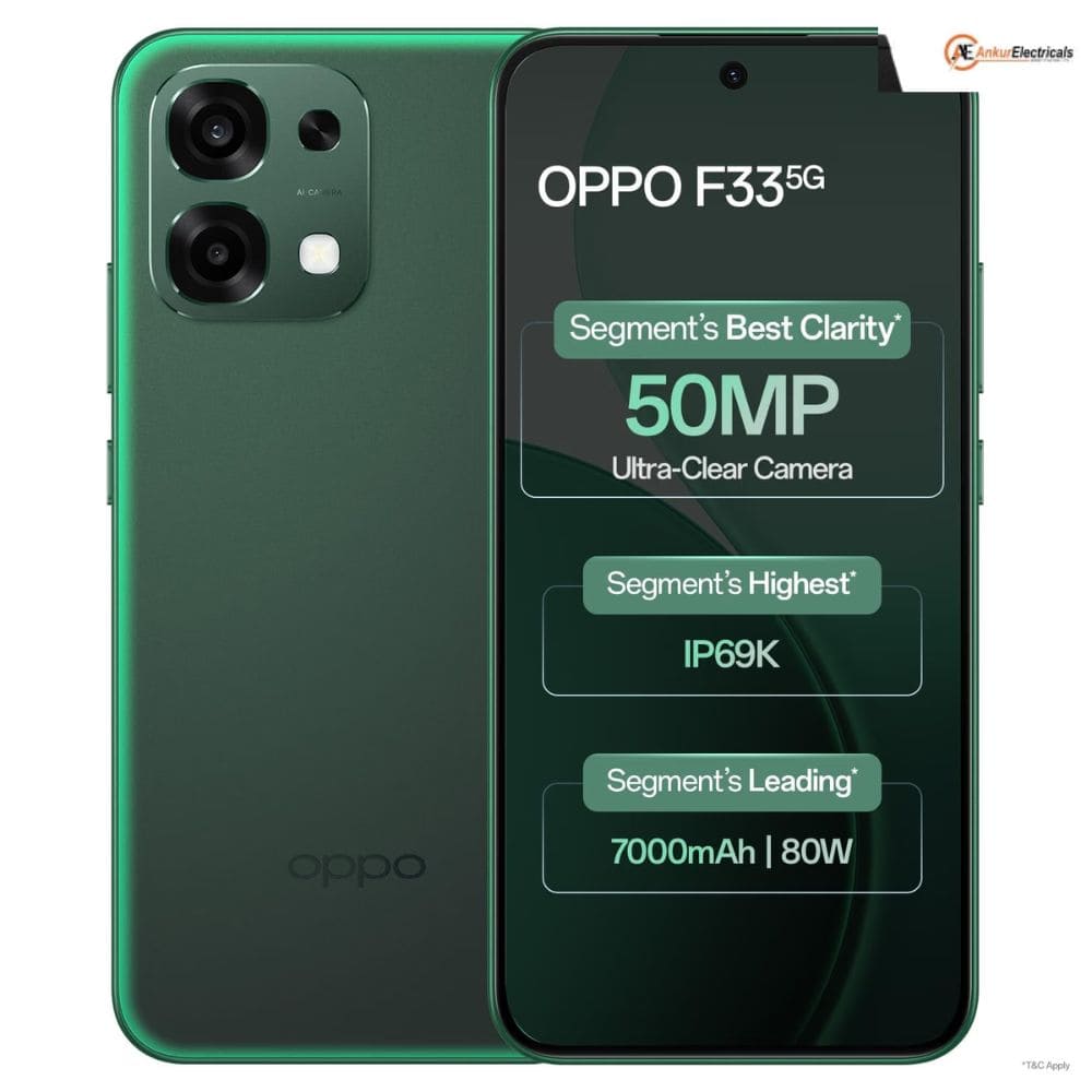 OPPO F33 5g CPH2777 6/128GB, Powerful 5G with Camera Control Android Phone (Multi Colour)