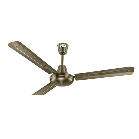 Orient Quasar, 1200mm 3 Blade Electroplated Decorative Ceiling Fan (Brushed Brass)