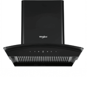 Whirlpool CGFL PRO 602 HAC, 60 cm 1425 m3/hr Auto Clean Wall Mounted Kitechen Chimney, Touch + Motion Sensor Control with Filterless Technology (Black)