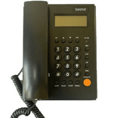 Beetel M 500, Caller Id Corded Landline Phone With Classic Design, Black