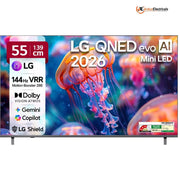 LG55QNED85BLA, 55 Inches 4K Mini QNED TV, Black