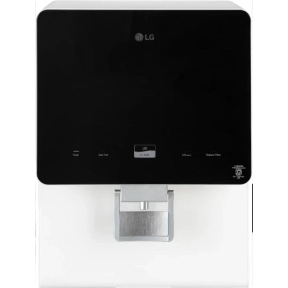 LG WW176GPBW, 8 Litres RO+ Multi Stage RO Filtration Water Purifier, White Glass Finish