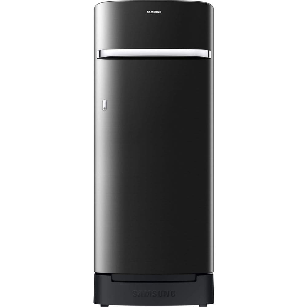 Samsung  RR23D2H23BX, 215 Ltrs 3 Star Inverter Direct Cool Single Door Refrigerator, Luxe Black