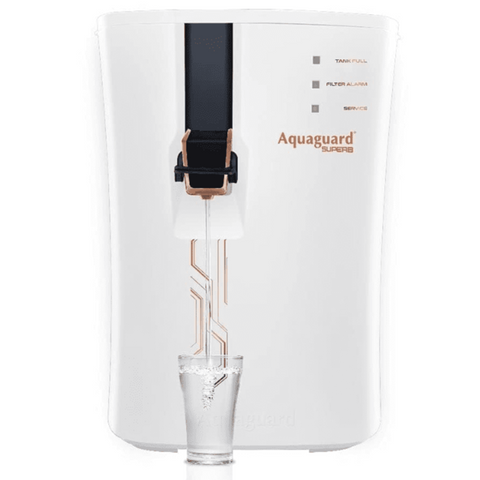 Aquaguard Superb, 6 Ltrs Aquaguard RO+UV+MTDS+SS Wall Mountable Water Purifier, White