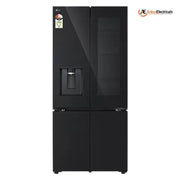 LG 610 Ltrs, 2 Star Convertible French Door Refrigerator (GV K25FFGFB, Black Glass)