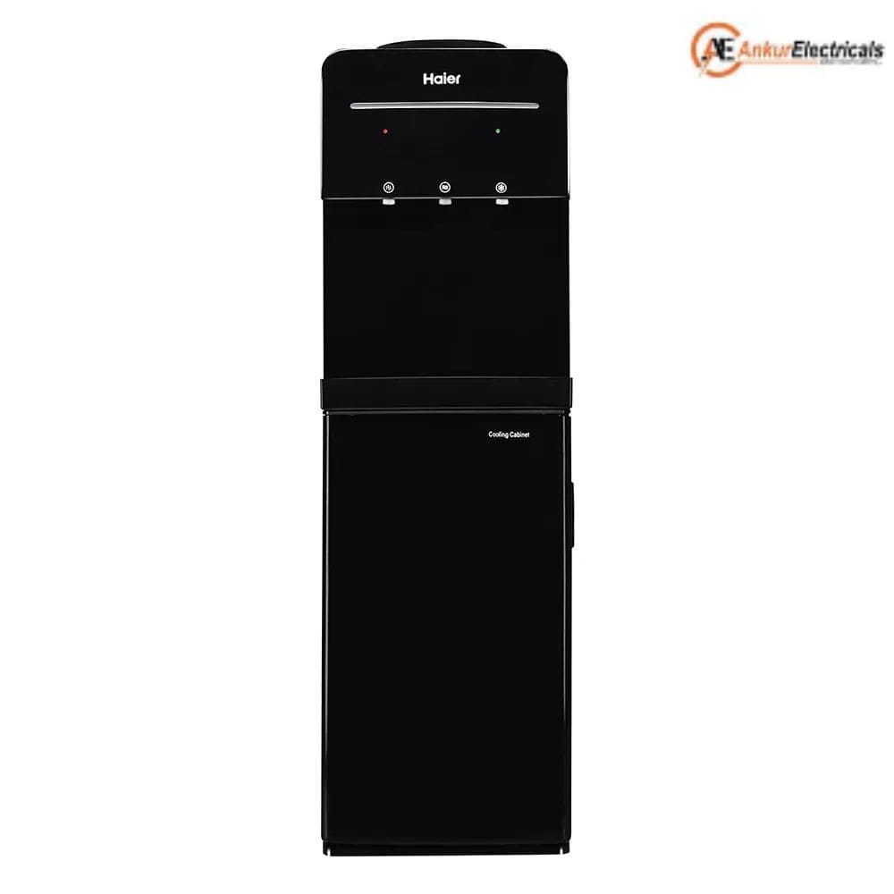 Haier HWD-3BPFS, 3.35 Ltrs Hot and Cold Floor Mounted Refrigerator Water Dispenser, Black