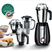 Bosch MG MGM8842MIN, 1000 Watts TrueMixx Pro 4 Jars Mixer Grinder, Black